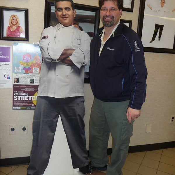 Buddy the cake boss with Dave Elich 